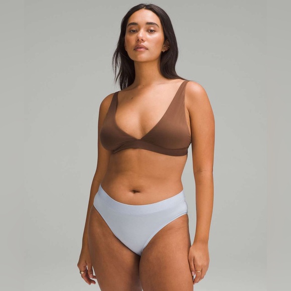 NWT Lululemon Wundermost Ultra-Soft Nulu Triangle Bralette - Java - 6 - Picture 1 of 11